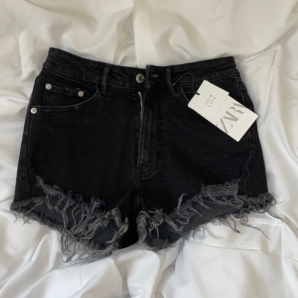 High Rise Zara Denim Shorts